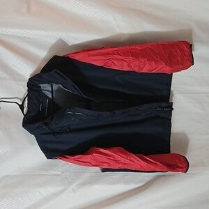 Tommy Hilfiger  Packable Sleeve and Hood Jacket Vest sz XL Navy Pre-owned